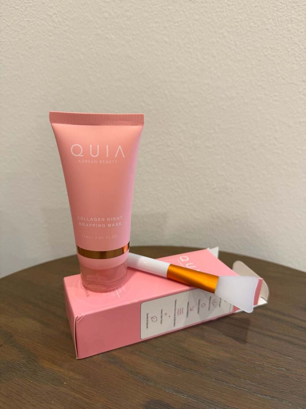 Quia Korean Beauty Collagen Night Wrapping Mask 75ml New